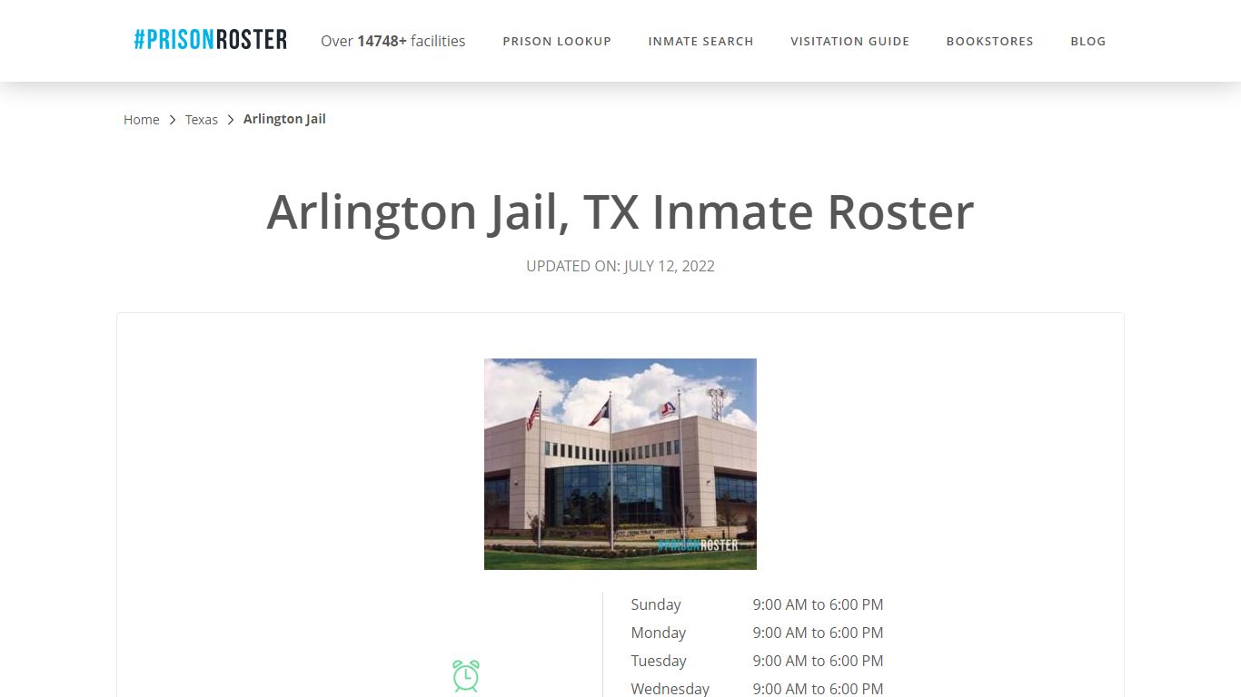 Arlington Jail, TX Inmate Roster - Nationwide Inmate Search
